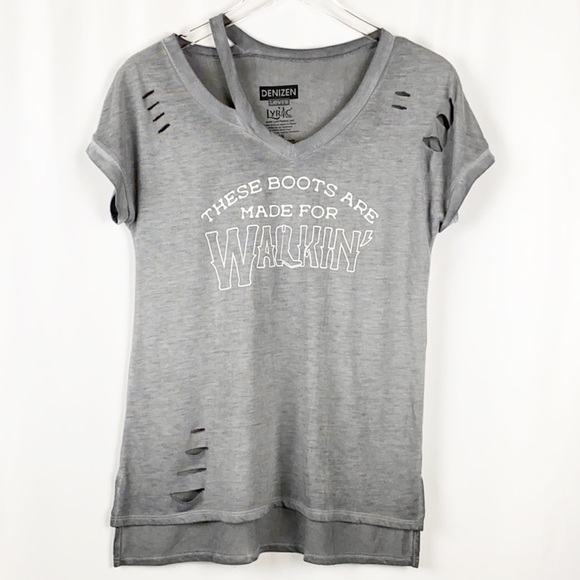 Denizen/Levis These Boots Are Made For Walkin' Tee - Picture 2 of 7